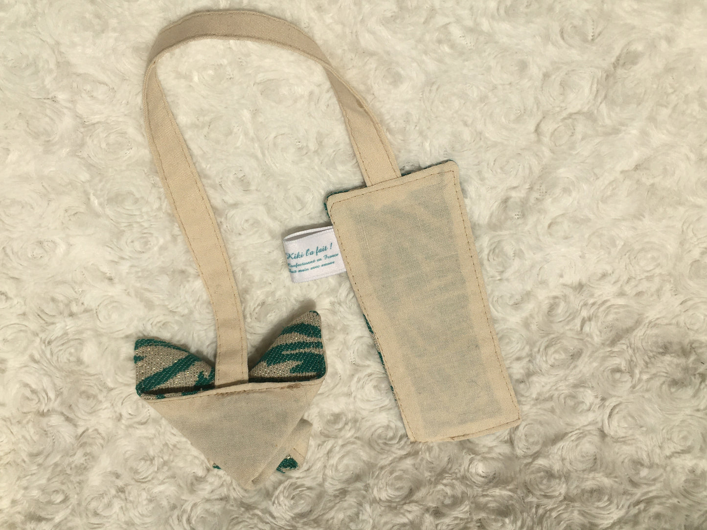 Marque-pages papillon origami vert