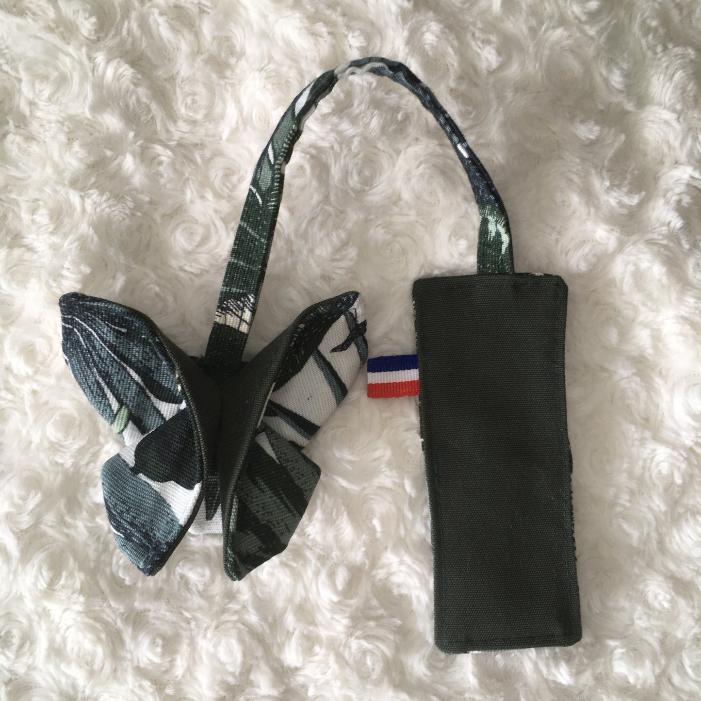 Marque-pages papillon origami vert jungle