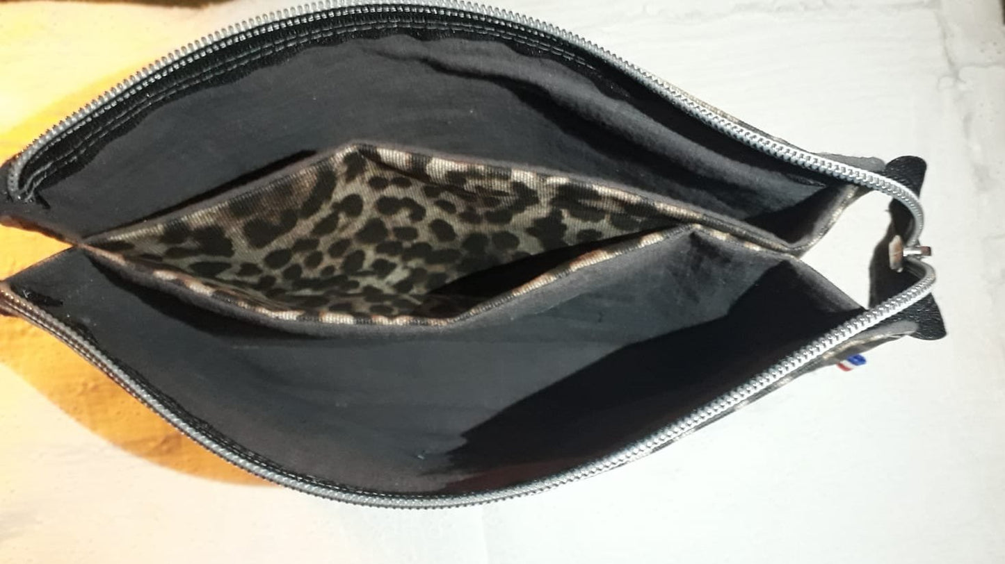 Trousse double "graou" anthracite