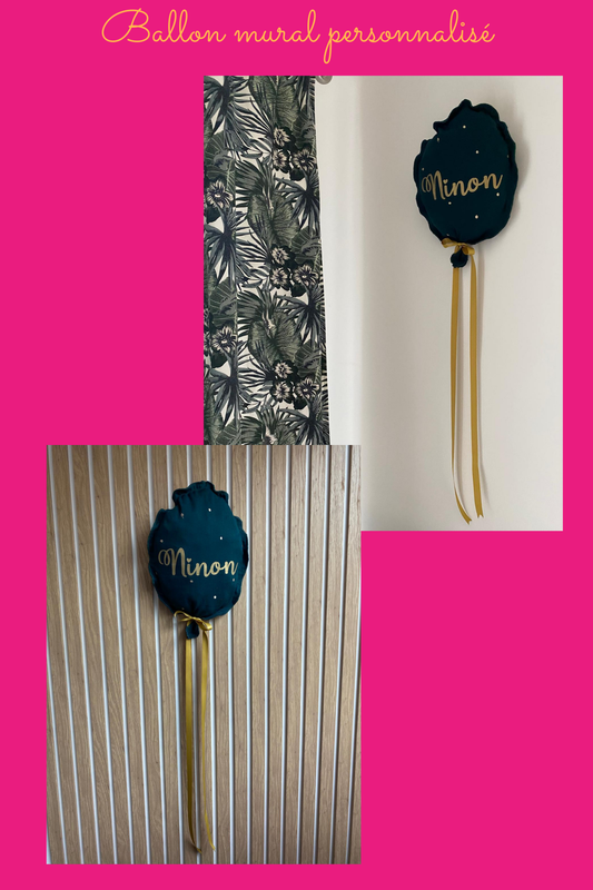 Coussin ballon mural personnalisé