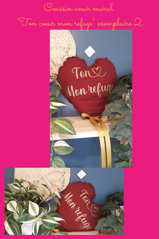 Coussin mural coeur - exemplaire 2
