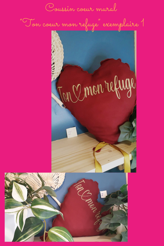 Coussin mural coeur - exemplaire 1